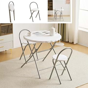 Amazon.co.jp: テーブルいすセット 2人用 折り畳み